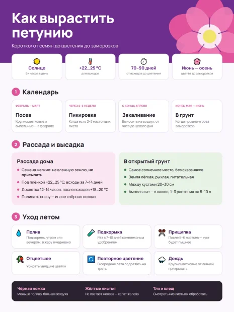 Петуния крупноцветковая Танго Синяя (ПРОФИ) семена