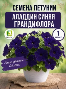Петуния грандифлора Аладдин Синяя (ПРОФИ) Петуния грандифлора Аладдин Синяя (ПРОФИ)