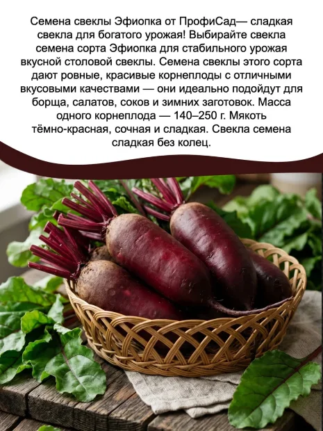 Свекла Эфиопка семена 