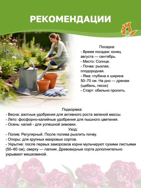 Пион Олд Роуз Дэнди (Ито-гибрид) 